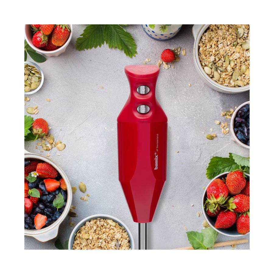 Bamix Mono 140W Immersion Blender Red Red