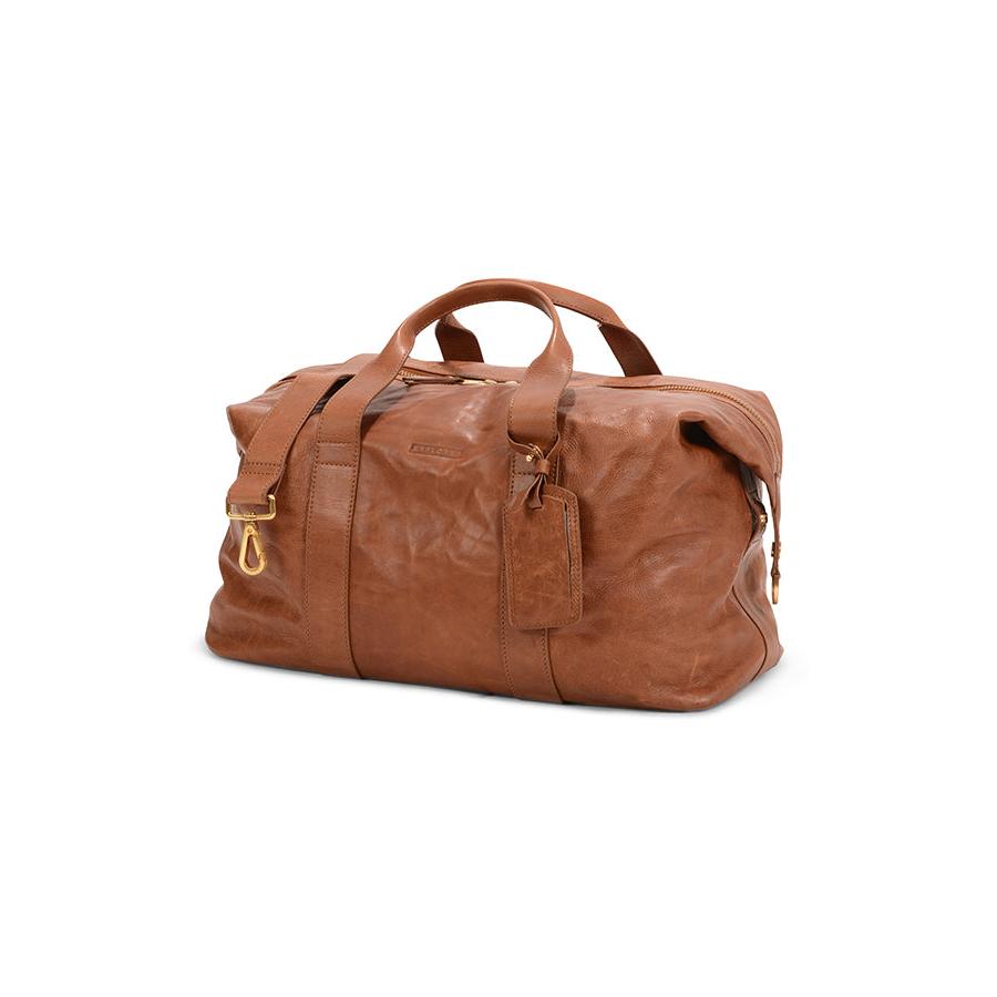 Explorer Weekender Leather Duffle Tan Tan