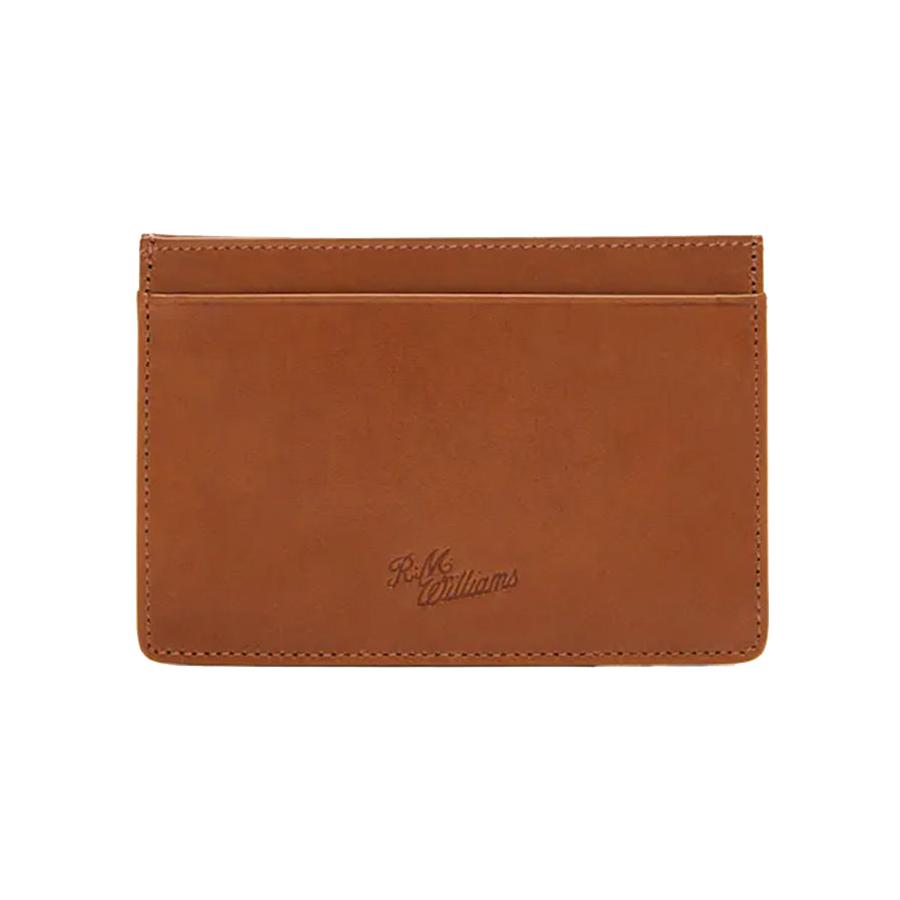 RM Williams Singleton Vertical Card Holder Wallet Tan Tan