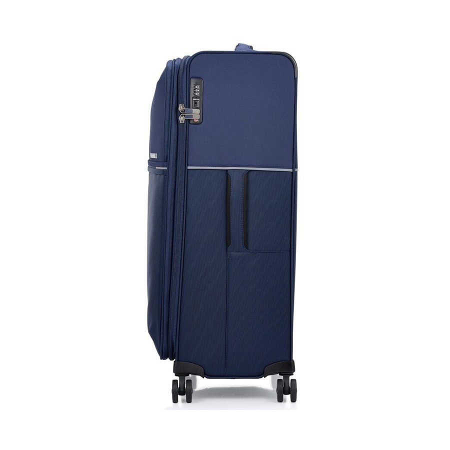 Samsonite 73H 78cm Softside Checked Suitcase Navy Navy