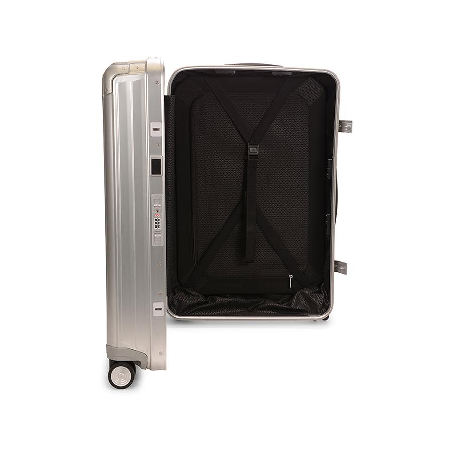 Samsonite Lite-Box ALU 55cm & 76cm Hardside Luggage Set Aluminium Aluminium