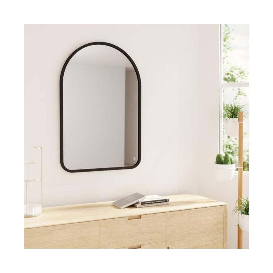 Umbra Hub Arched Mirror (61cm x 91cm) Black Black