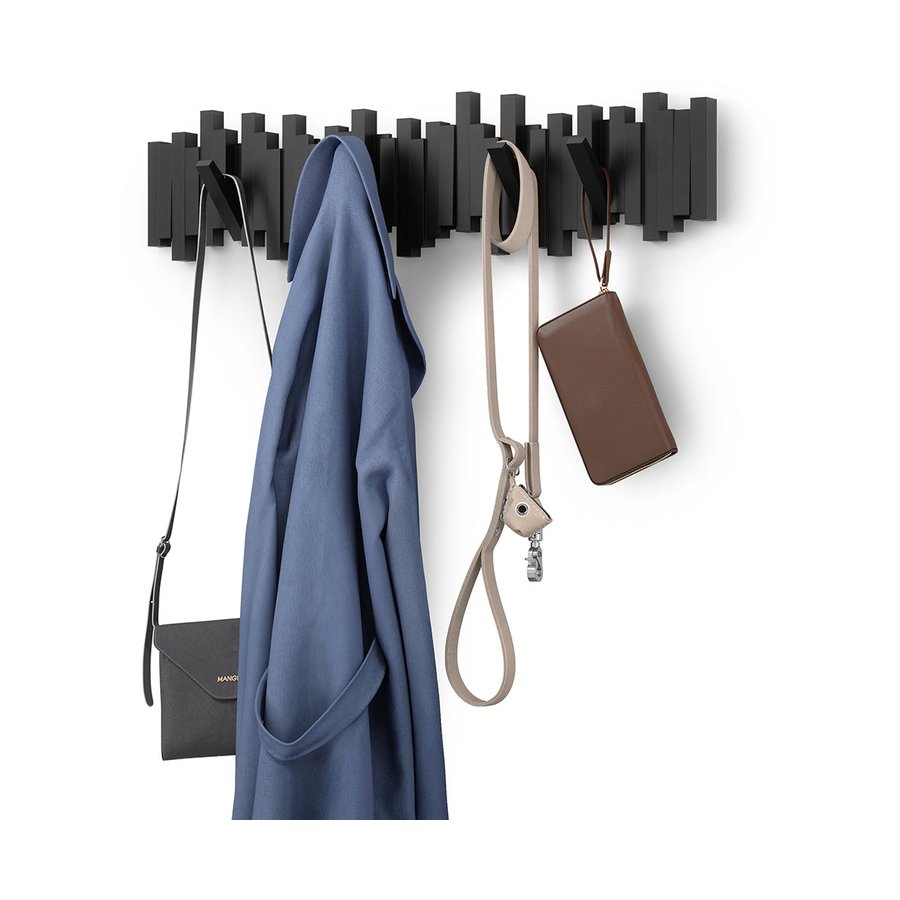 Umbra Sticks 8 Wall Hooks Black Black