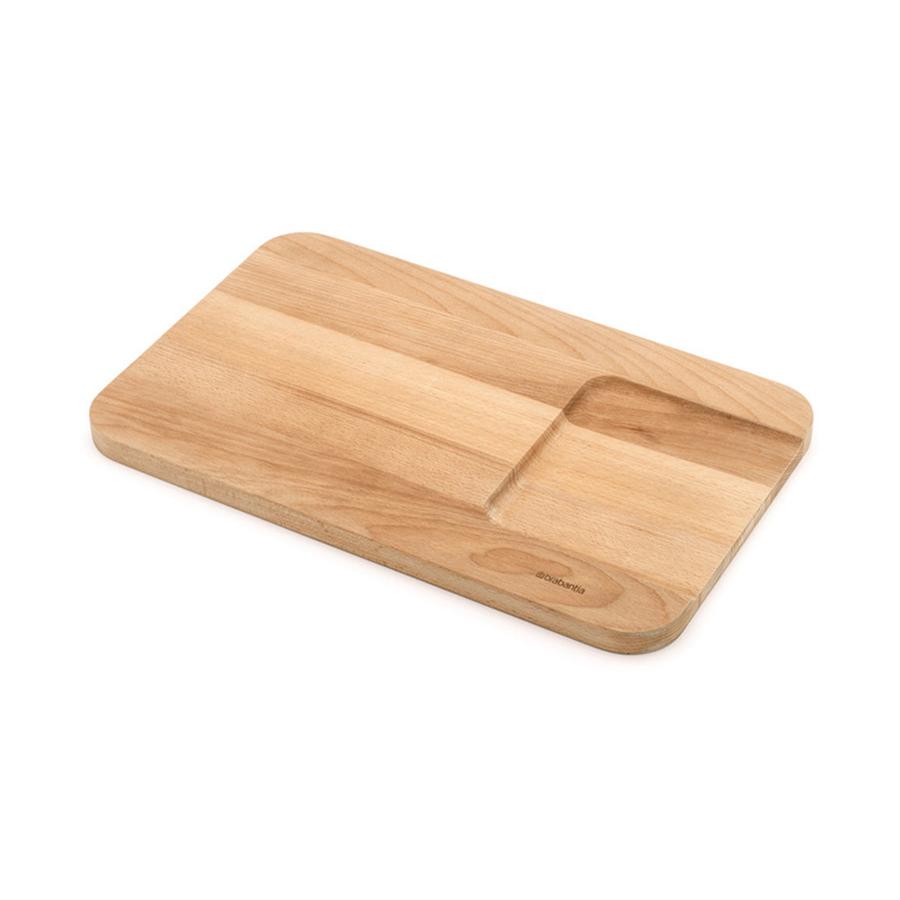 Brabantia Profile Wooden Chopping Board for Vegetables - Slice & Dice Wood Wood