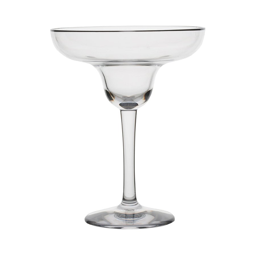 Strahl Design+ 355ml Plastic Margarita Glass Set of 4 Clear Clear