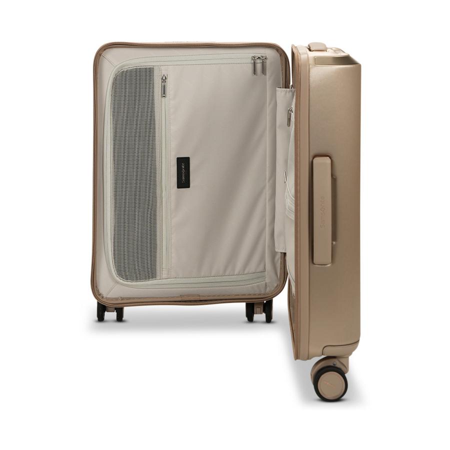 Samsonite Evoa Z 55cm Hardside Carry-On Suitcase Ivory Gold Ivory Gold
