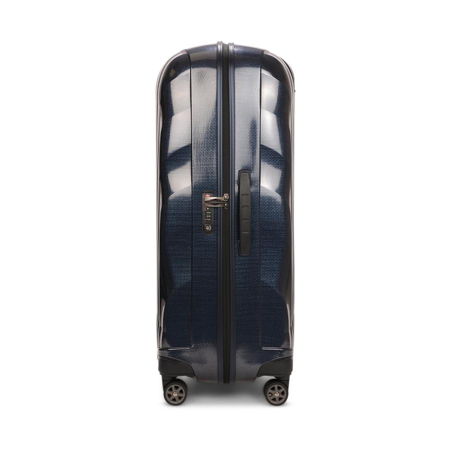Samsonite C-Lite 81cm CURV Checked Suitcase Midnight Blue Midnight Blue