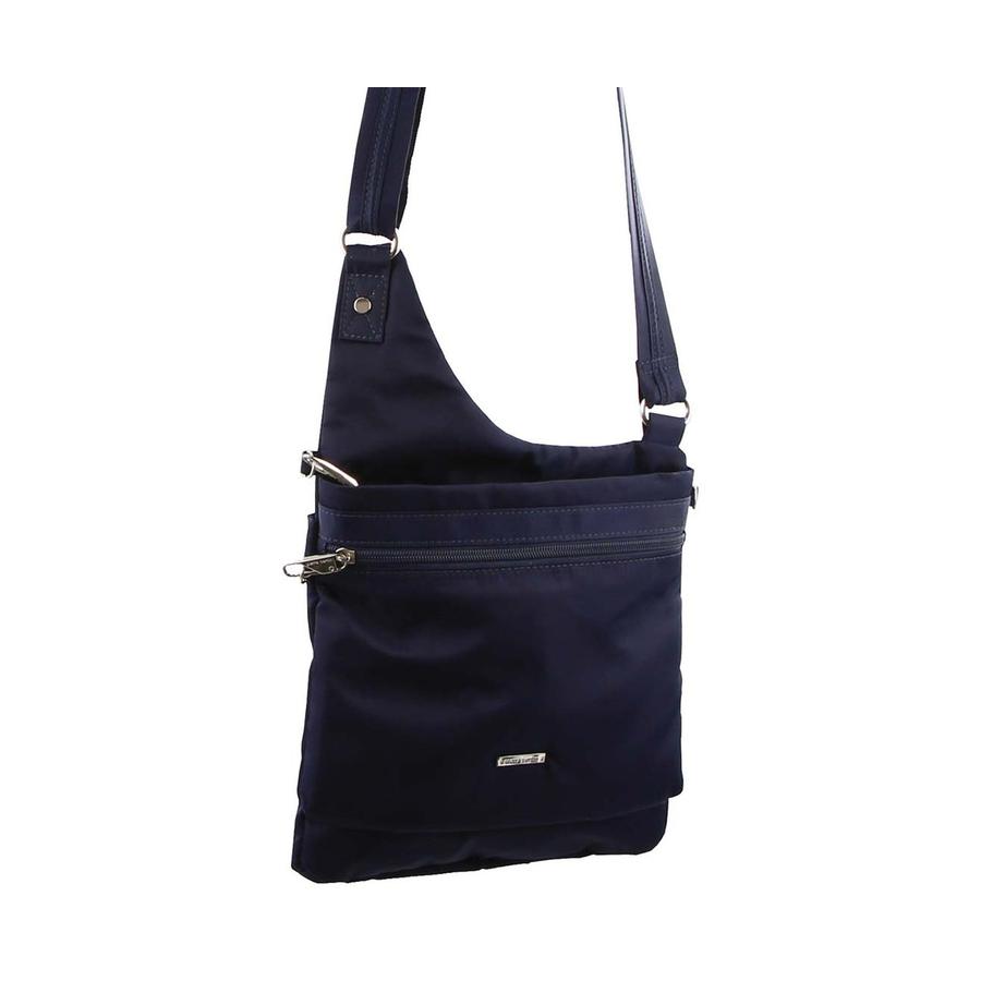 Pierre Cardin Munroe Anti-Theft Crossbody RFID Bag Navy Navy