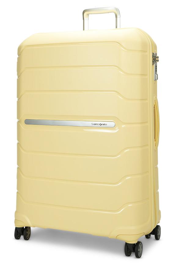 Samsonite Oc2lite 75cm Hardside Checked Suitcase Lemonade