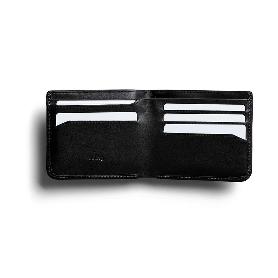 Bellroy RFID Hide & Seek HI Leather Wallet Black Black
