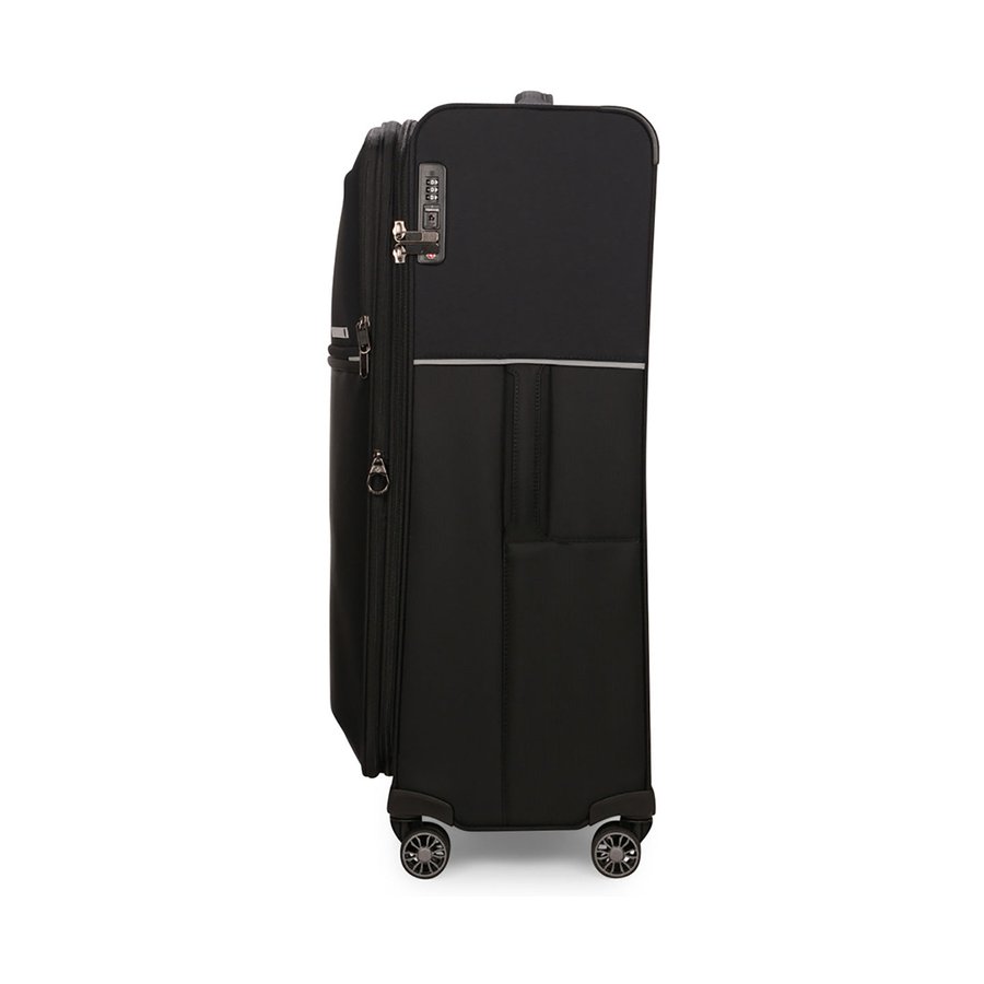 Samsonite 73H 78cm Softside Checked Suitcase Black Black
