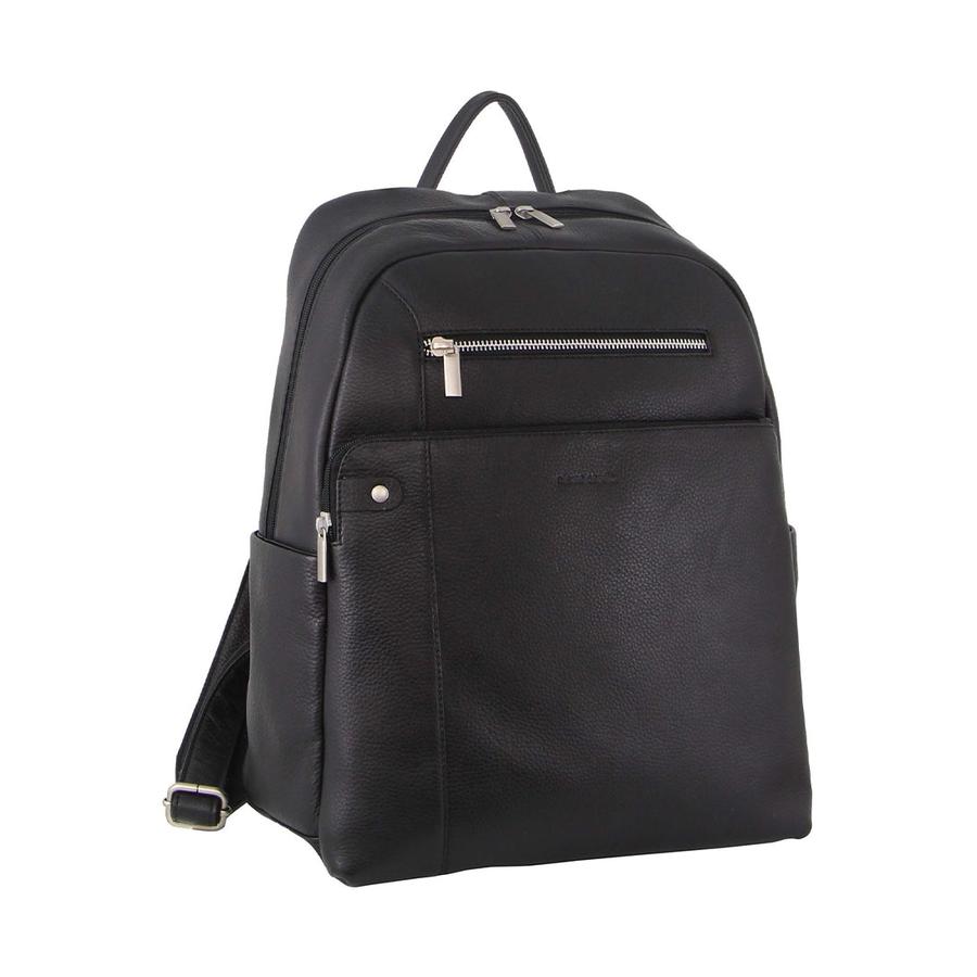 Pierre Cardin Cora Leather Backpack Black Black