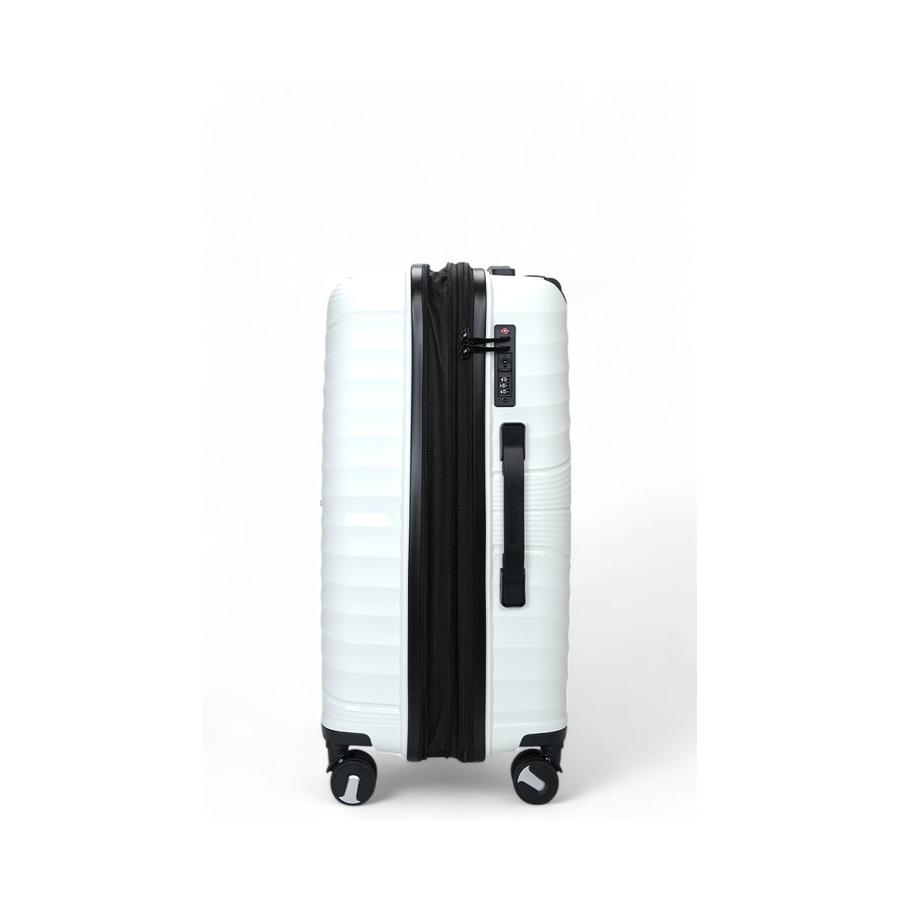 Nomad Aspire 65cm Hardside Checked Suitcase White White