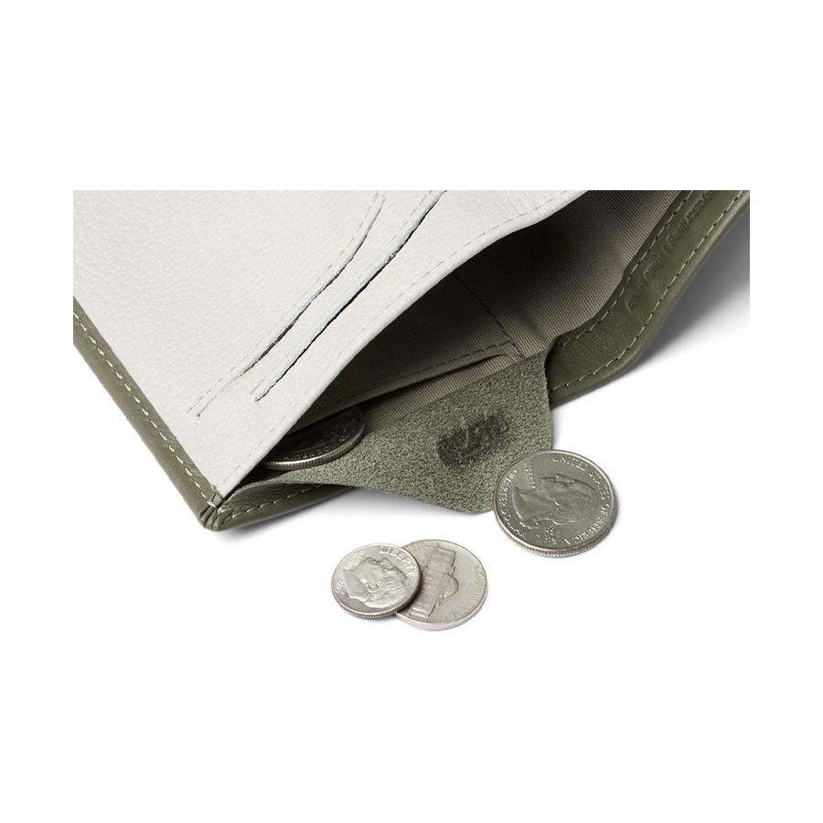 Bellroy RFID Note Sleeve Leather Wallet Willow Willow