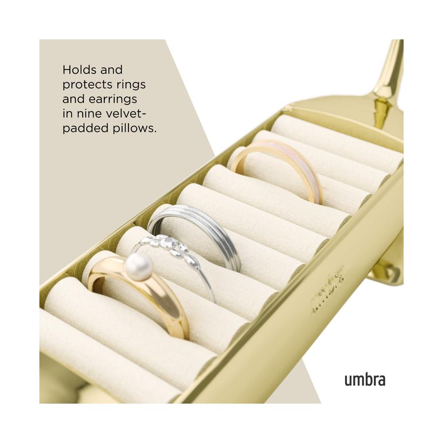 Umbra Daschie Ring Holder Brass Brass