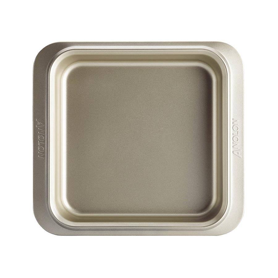 Anolon Ceramic Reinforced 23cm Square Cake Pan Silver Silver