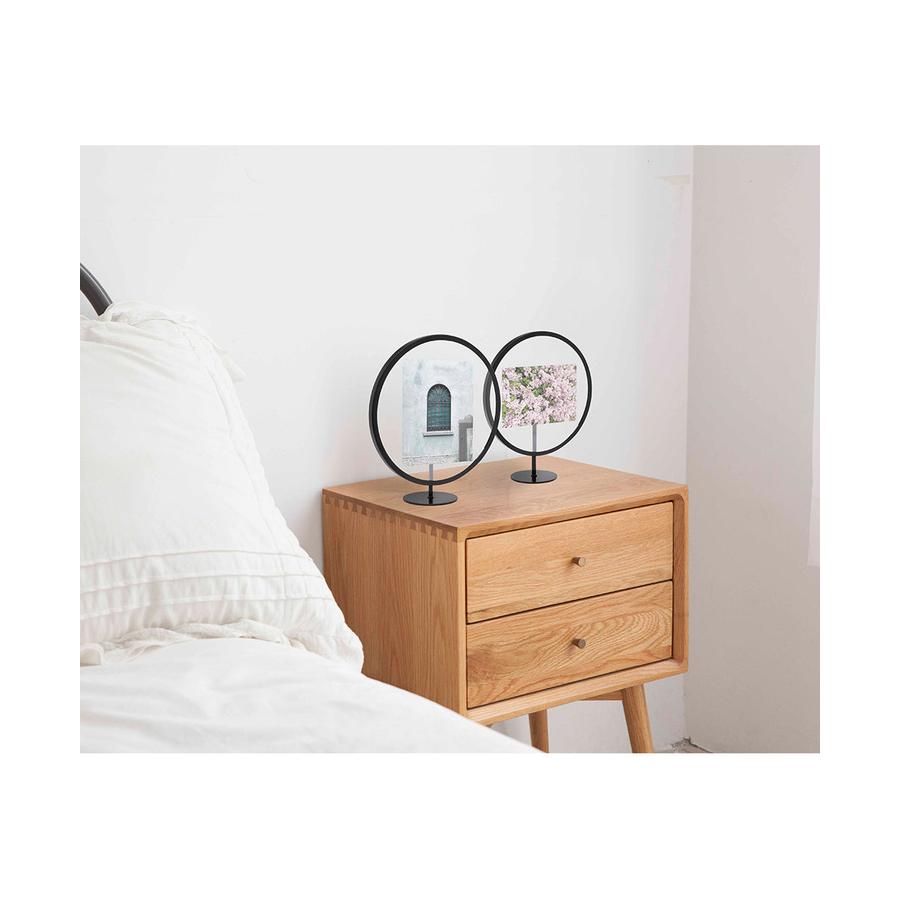 Umbra Infinity Floating Round Picture Frame - 13cm x 18cm Black Black