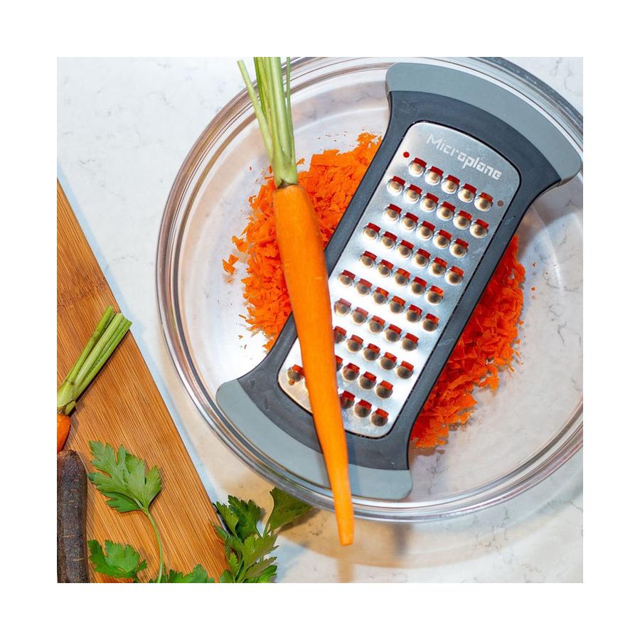 Microplane Bowl Grater Grey Grey