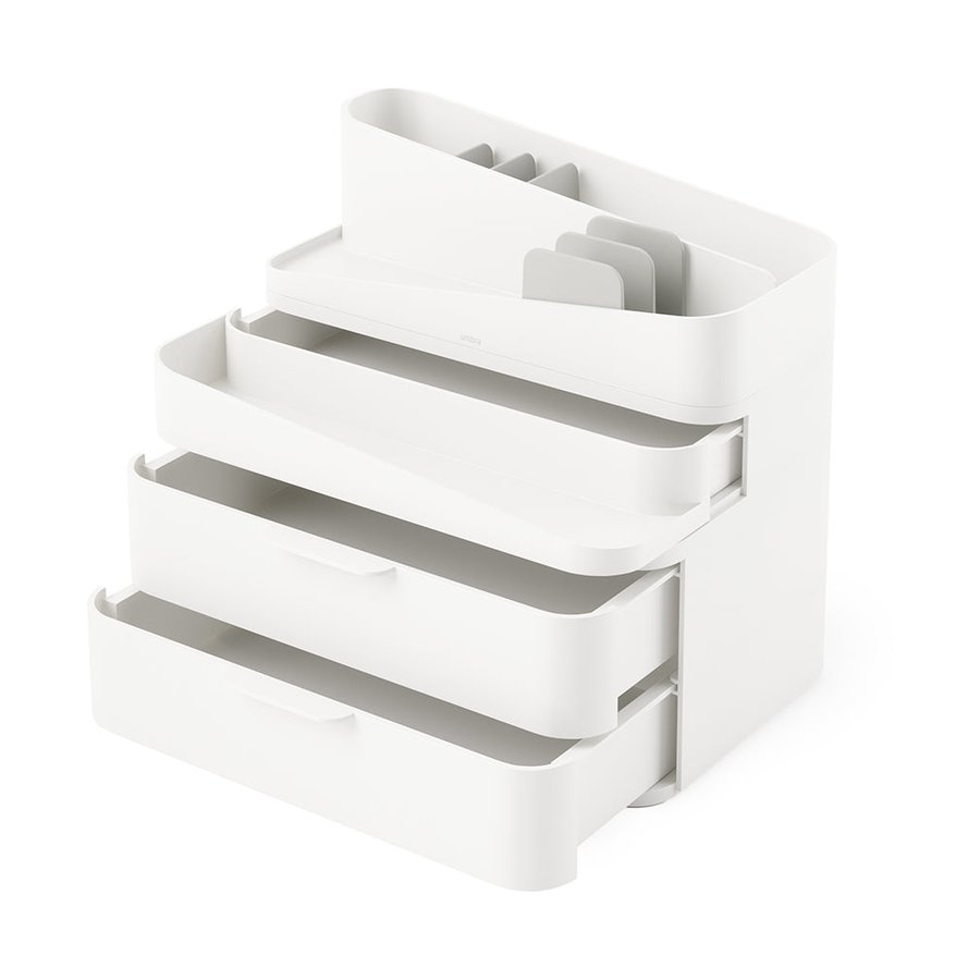 Umbra Glam Large Organiser White/Grey White/Grey