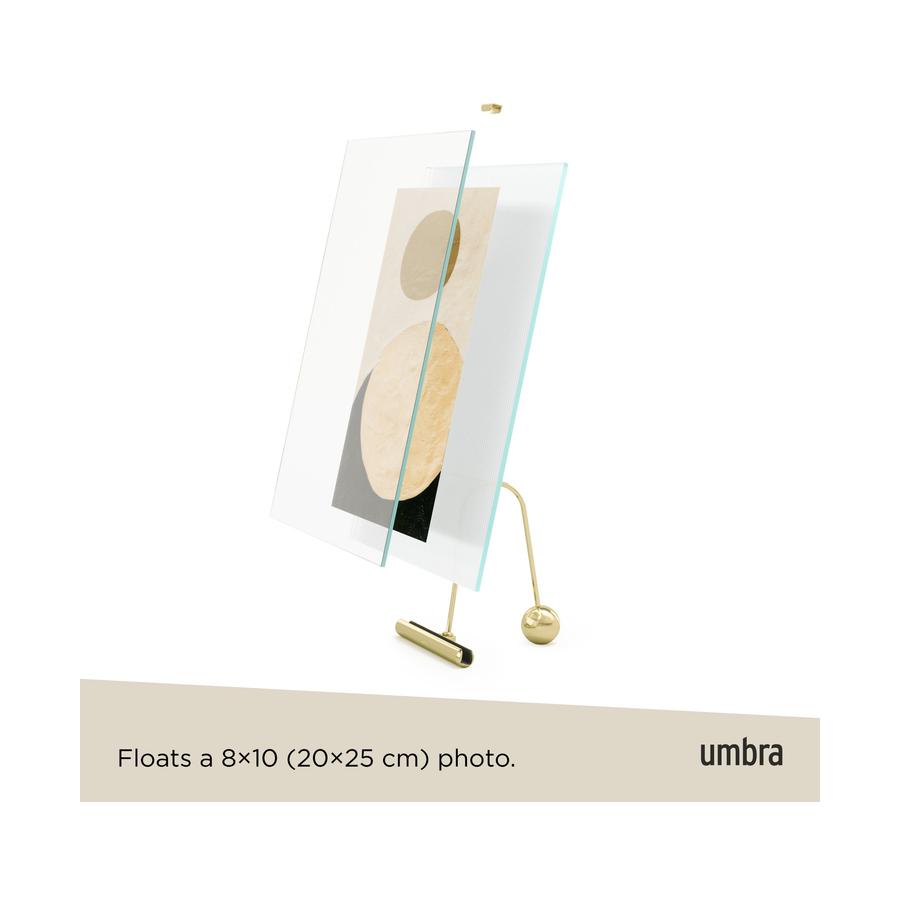 Umbra Flute 20 x 25cm Picture Frame Brass Brass