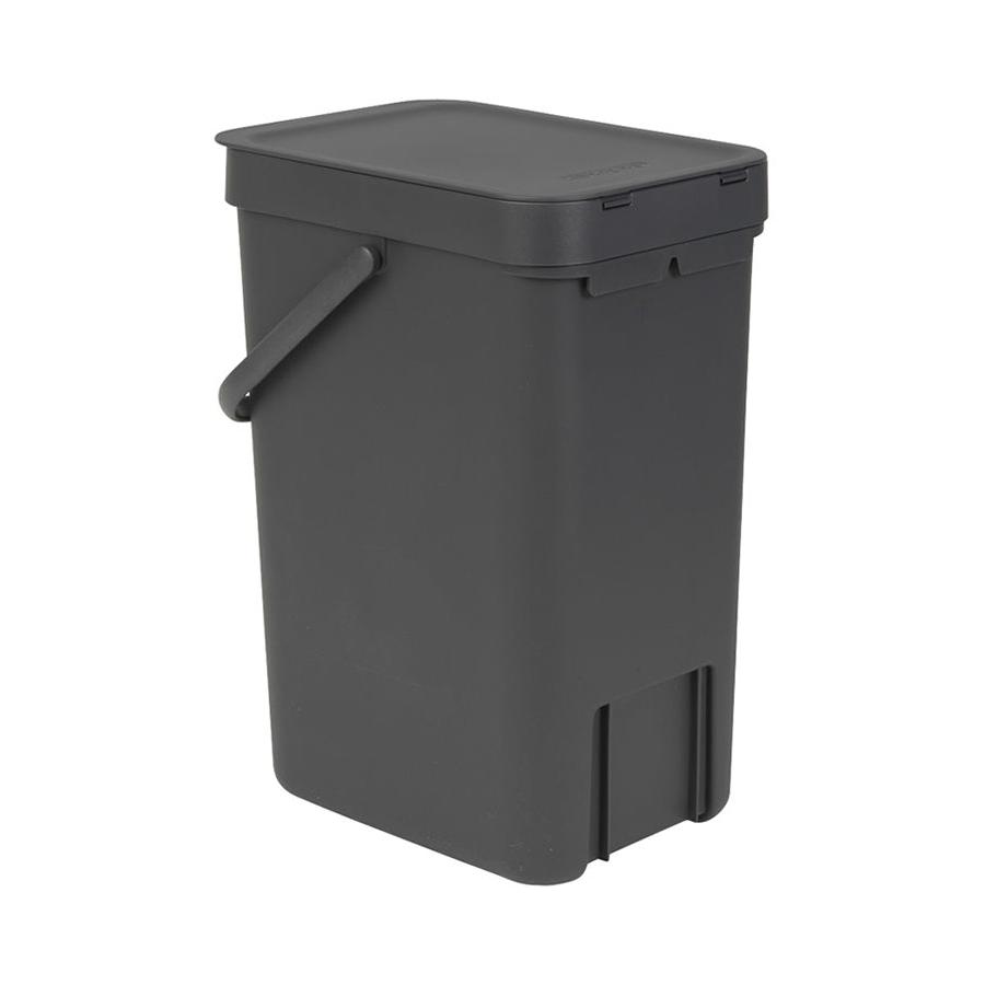 Brabantia Sort & Go Waste Bin (12L) Grey Grey