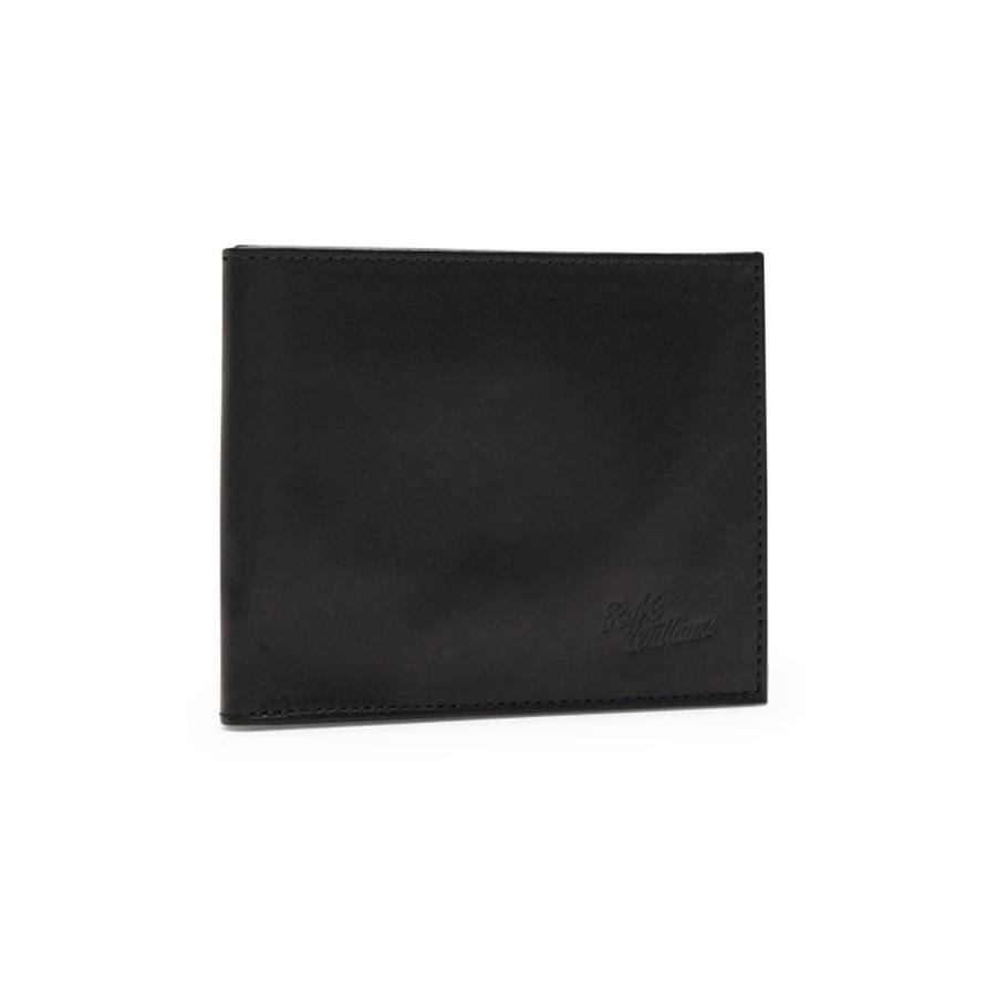 RM Williams Singleton Bifold Wallet Black Black
