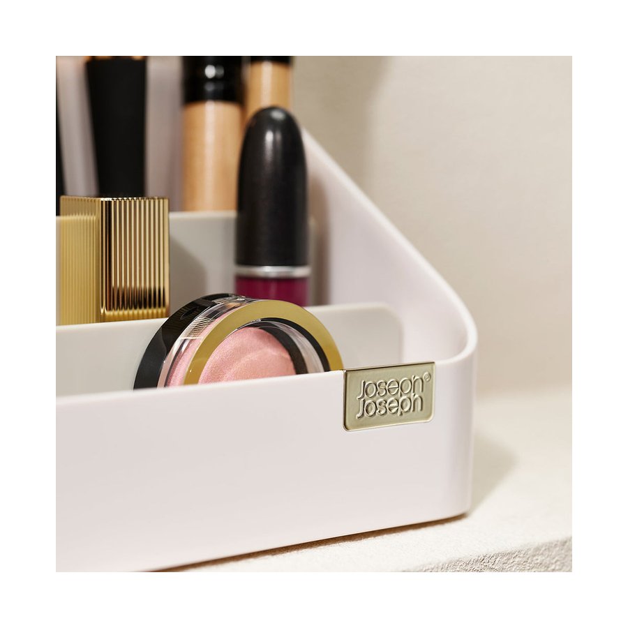 Joseph Joseph Viva Tiered Cosmetic Organiser Cream Cream