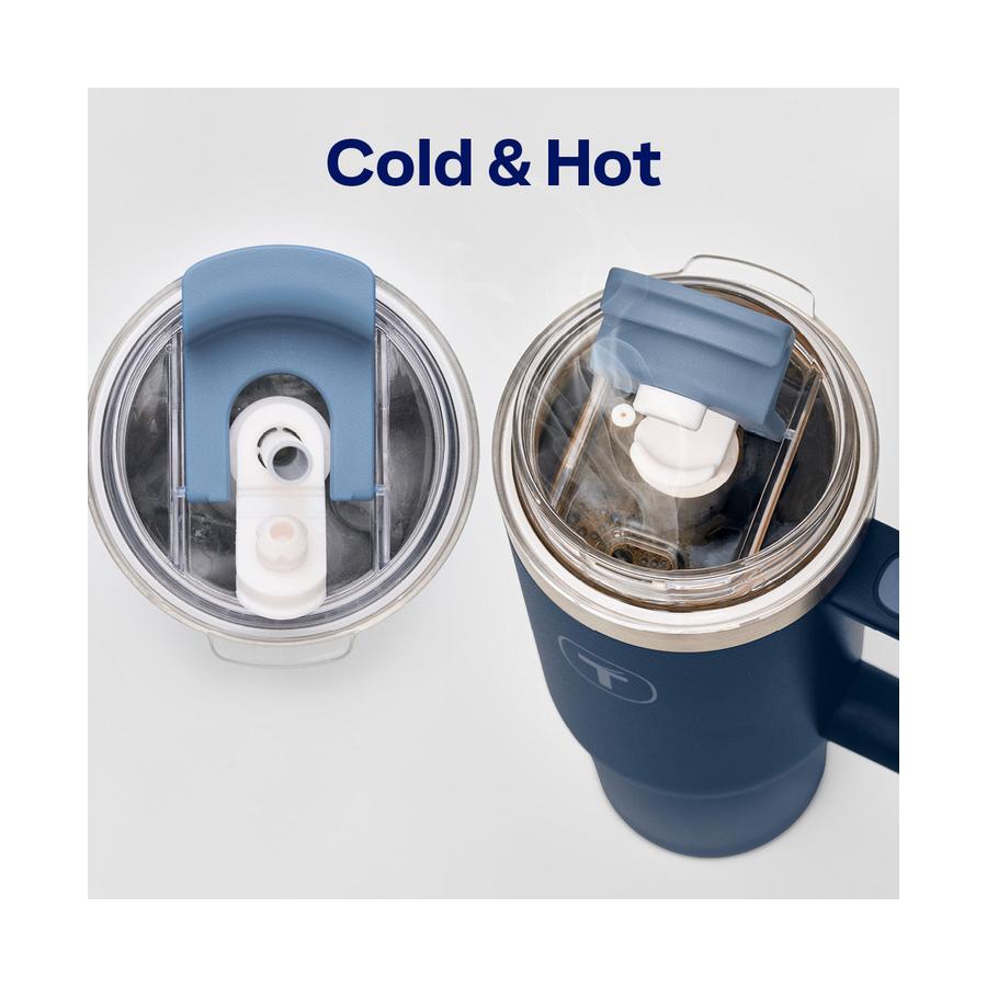 Tupperware Big T Thermal Straw Tumbler 1.1L Nocturnal Sea Nocturnal Sea