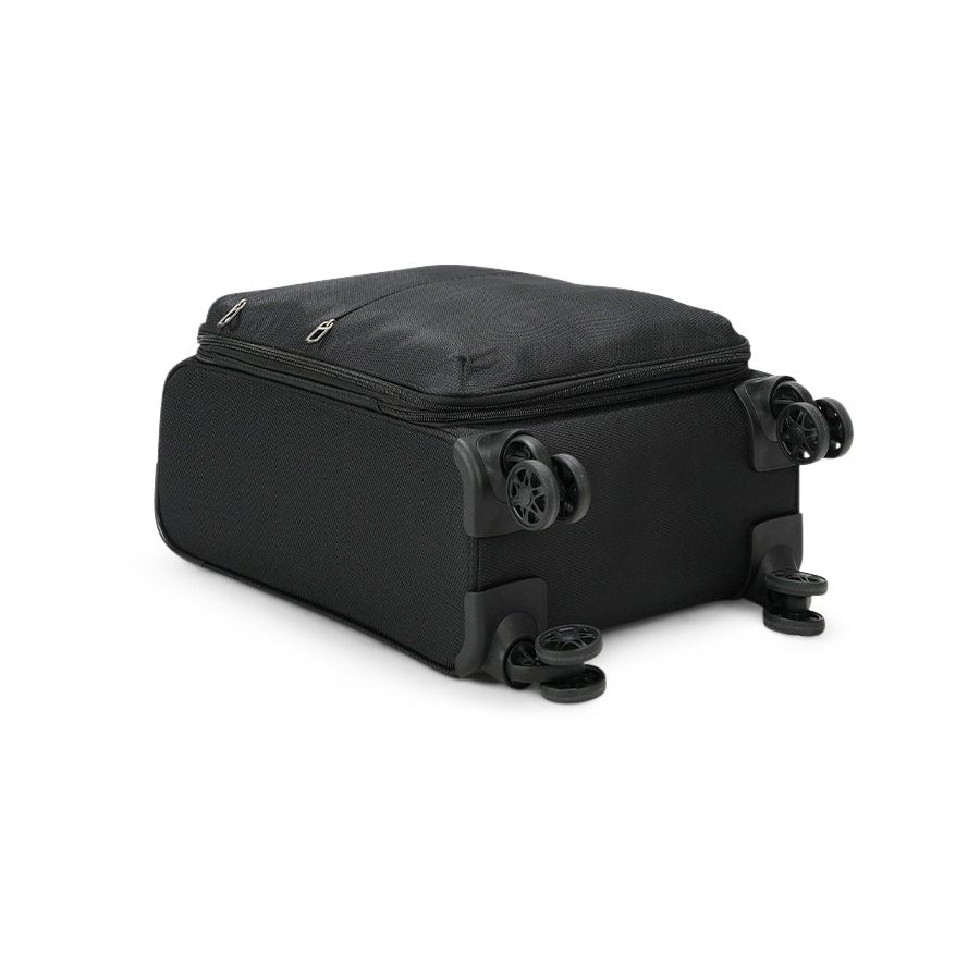 Caselite Ultra 55cm Softside Carry-On Suitcase Black Black