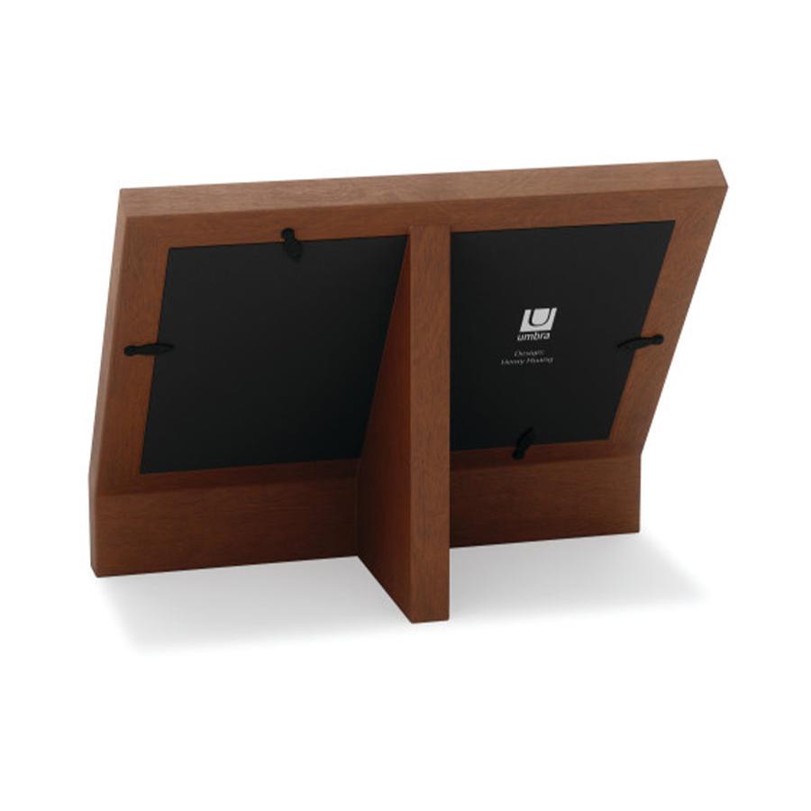 Umbra Podium Picture Frame (10cm x 15cm) Light Walnut Light Walnut
