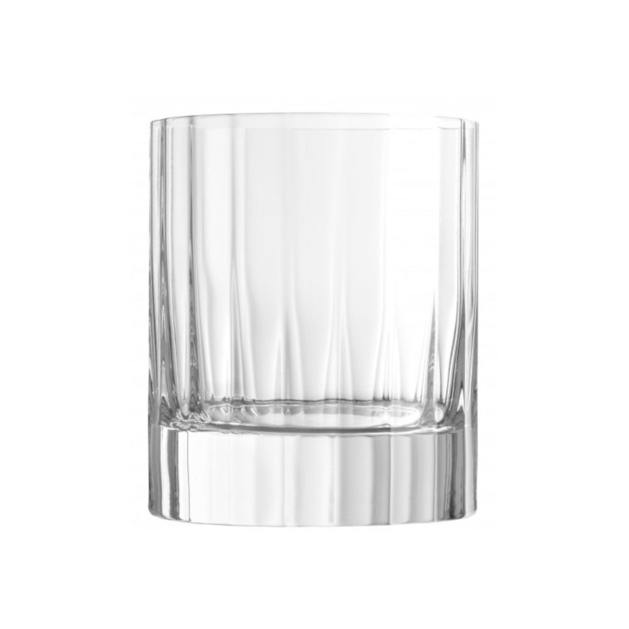 Luigi Bormioli Bach 335ml Crystal DOF Glass Tumbler Set of 6 Clear Clear