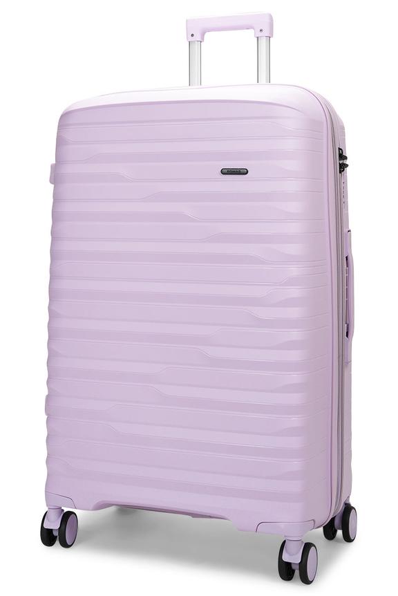 Nomad Discover 75cm Hardside Checked Suitcase Light Purple