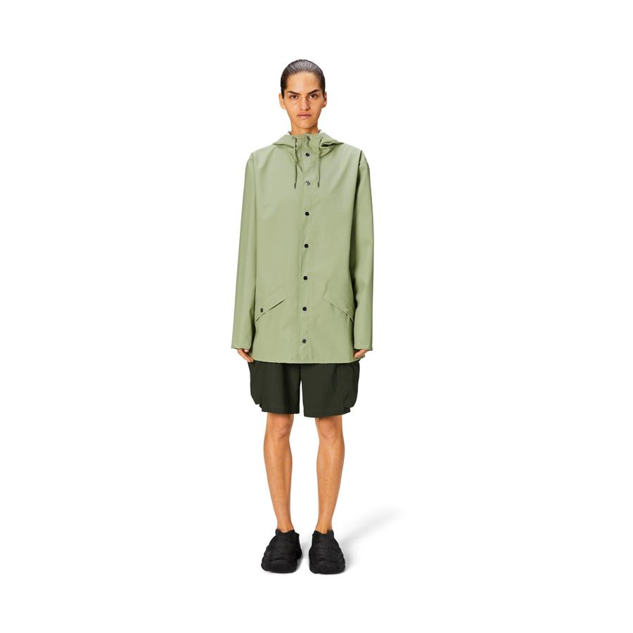 Rains Long Jacket Earth XL