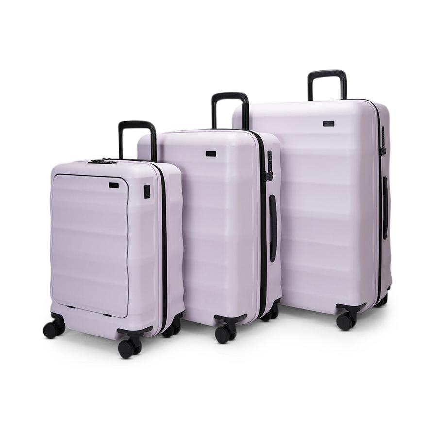 Explorer Luna-Air 55cm Front Access, 63cm & 74cm Hardside Luggage Set Lilac Lilac