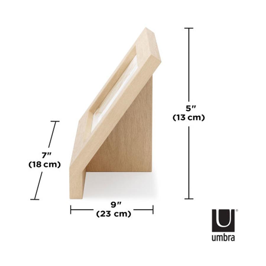 Umbra Podium Picture Frame (10cm x 15cm) Natural Natural
