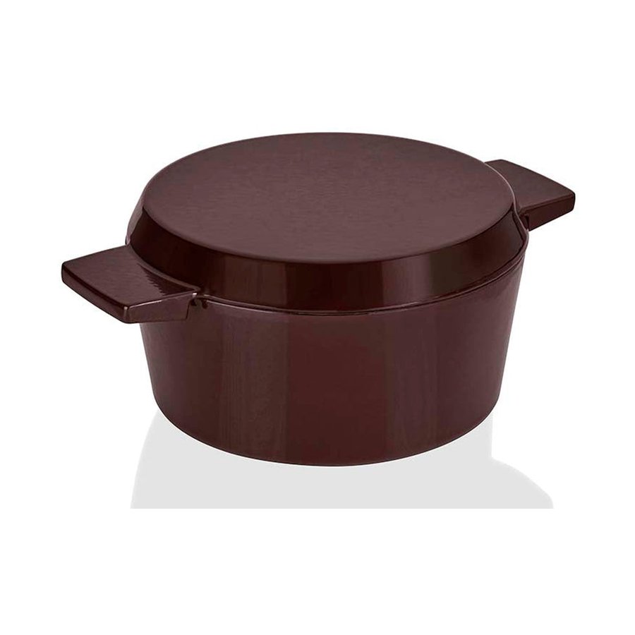 Stanley Rogers Cast Iron 24cm (3.5L) French Oven Grill Duo Bordeaux Bordeaux