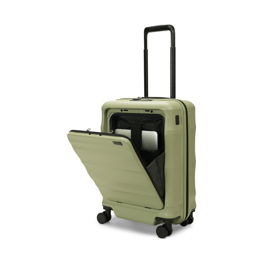 Explorer Luna-Air 55cm Front Access Hardside Carry-On Suitcase Sage Sage