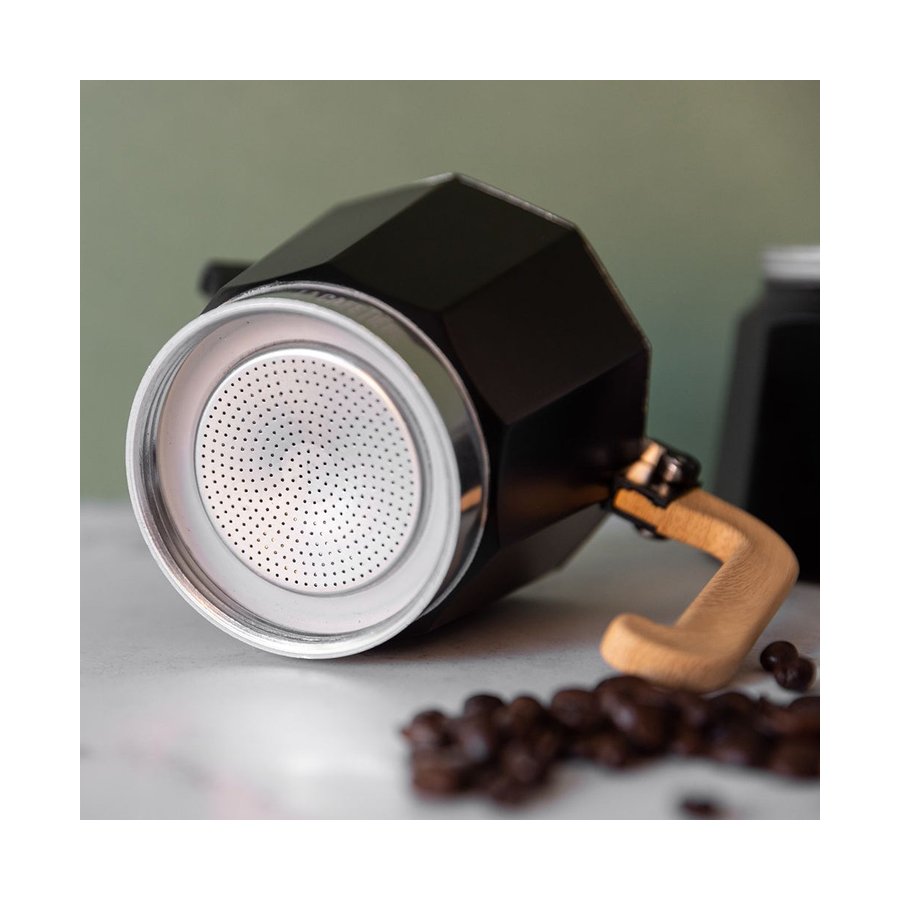 La Cafetiere Venice 6 Cup Espresso Maker Black Black