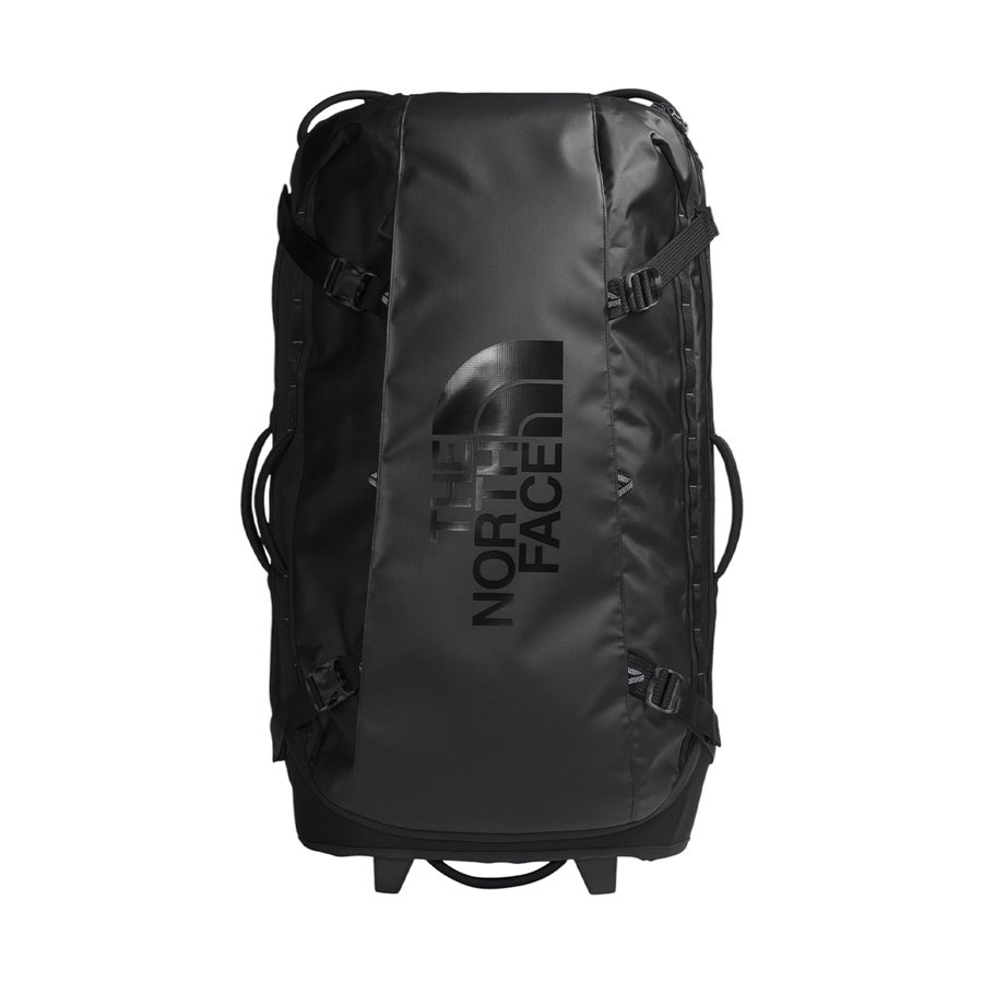 The North Face Base Camp Rolling Thunder 92cm Checked Suitcase Black Black