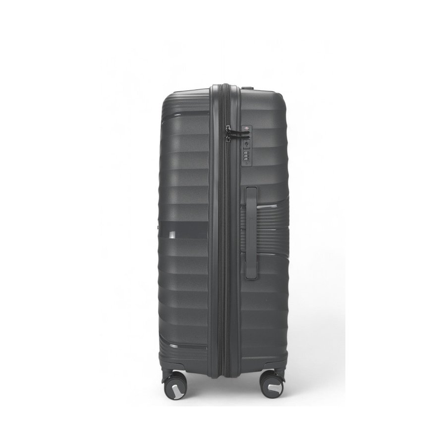 Nomad Aspire 75cm Hardside Checked Suitcase Dark Grey Dark Grey