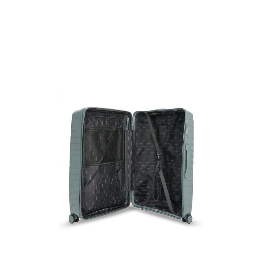 Caselite Expedition 75cm Hardside Checked Suitcase Grey Green Grey Green