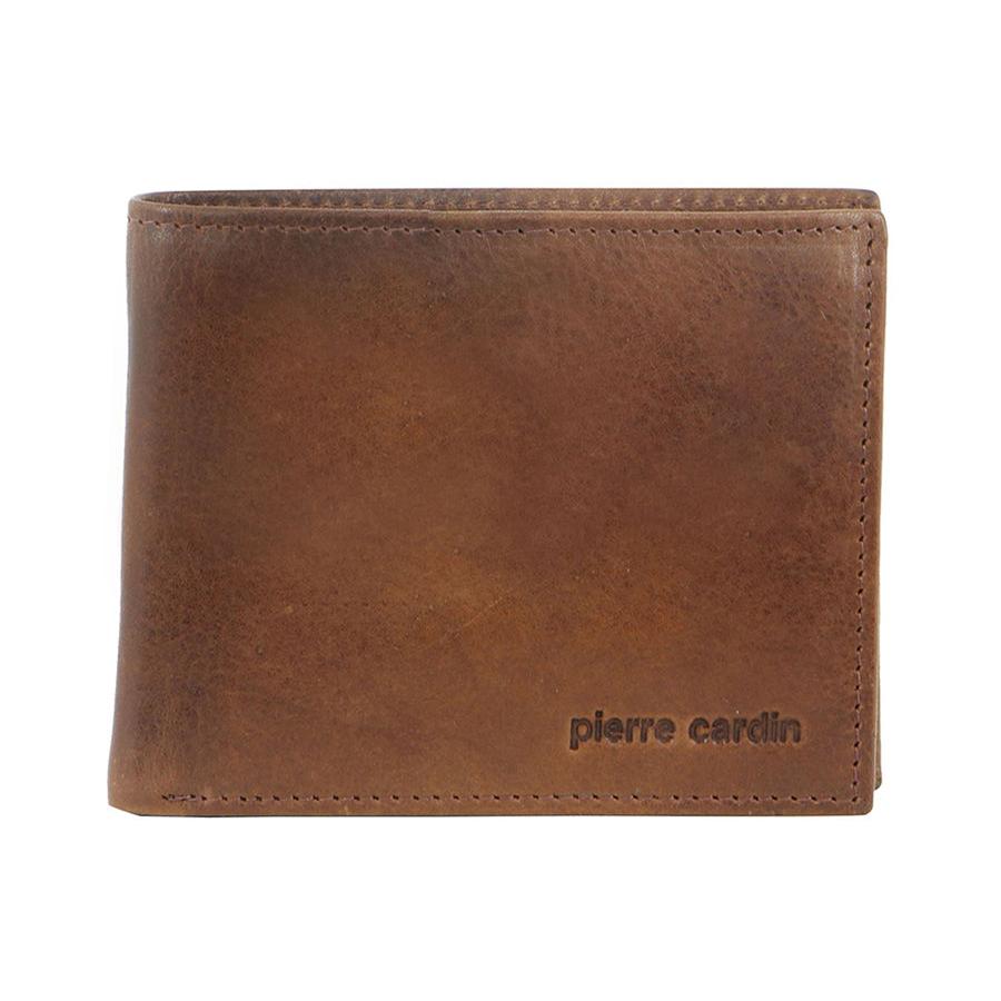 Pierre Cardin Myles Men's Italian Leather RFID Wallet Cognac Cognac