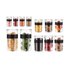 Bodum Presso 12 Piece Storage Container Set Black