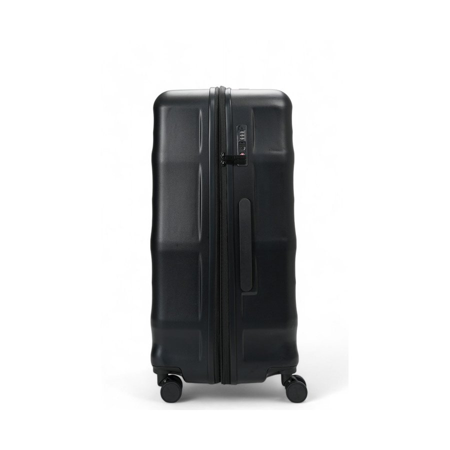 Explorer Luna-Air 74cm Hardside Checked Suitcase Black Black