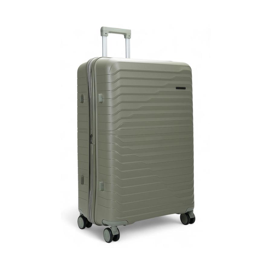 Caselite Summit 75cm Hardside Checked Suitcase Moss Moss