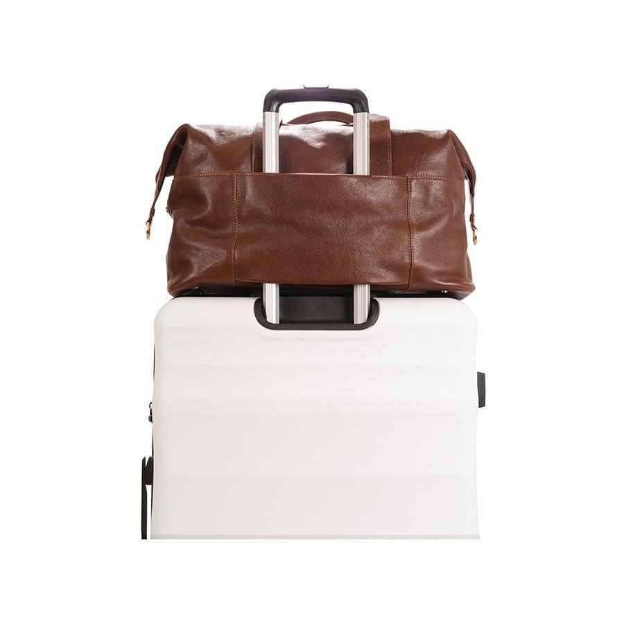 Explorer Weekender Leather Duffle Brown Brown