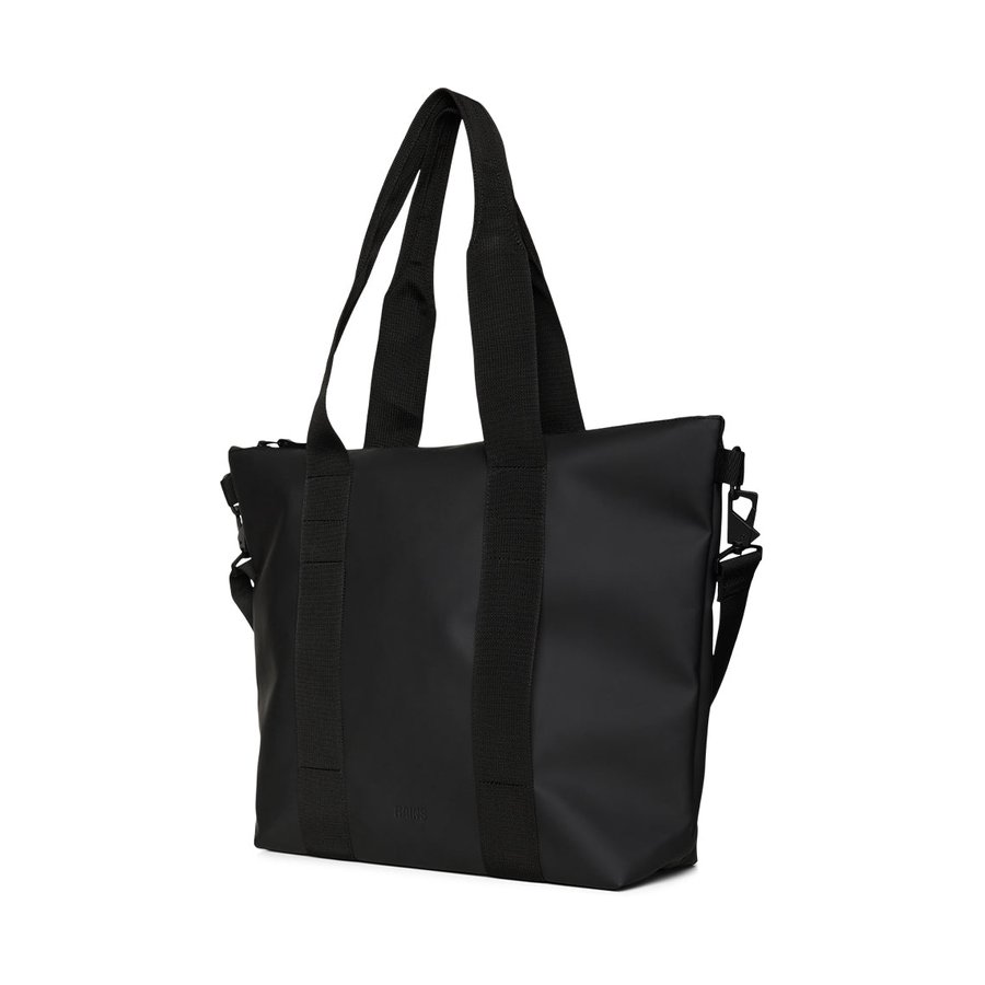 Rains Tote Bag Mini Black Black