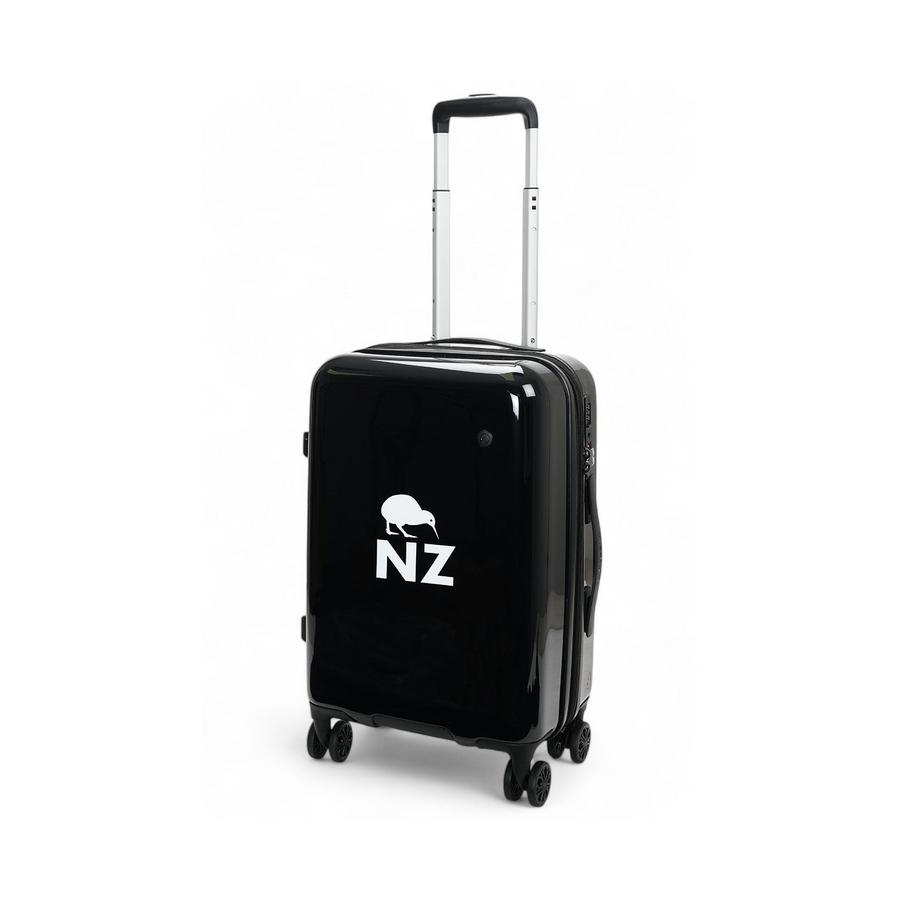 Caselite NZ Kiwi 56cm Hardside Carry-On Suitcase Black Black