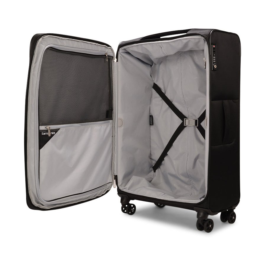 Samsonite B-Lite 5 55cm & 78cm Softside Luggage Set Black Black