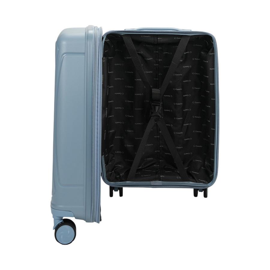 Caselite Quest 56cm Hardside Carry-On Suitcase Steel Blue Steel Blue